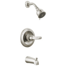 Conjunto de Chuveiro Delta Faucet Foundations em Níquel Escovado com Cabeça de Chuveiro de 2 Jatos