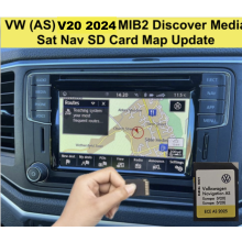 VW (AS) V20 2024 MIB2 Discover Media Sat Nav SD Card Map Update