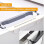 Kitchen Bin Plastic Folding Wall Mounted for Cupboard Door Hanging Trash Can 8L (White) 4