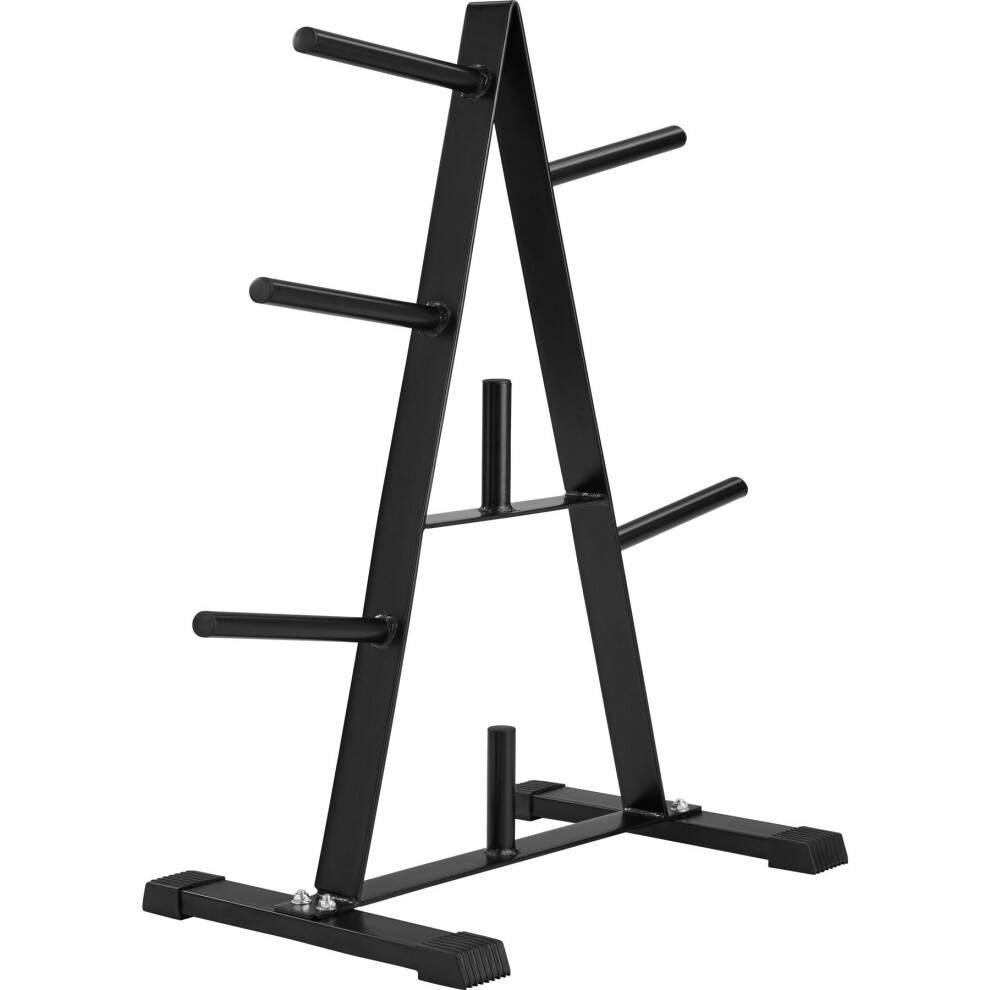 Weight Rack Tree Barbell Plate Storage Stand Gym Olympic Holder Weights Bar