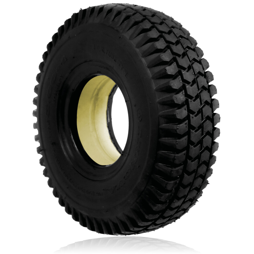 Spares2go Mobility Scooter Tyre 3.00 X 4 Solid Block Tread 300-4 300X4 260X85 No Puncture