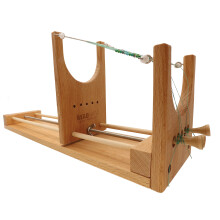 The Beadsmith Ricks Beading Loom, Two-Warp Loom, 135 x 375 x 45 inches, Wooden, Illustrated Instructions Included, Easy Assembly, Use to create Neckl