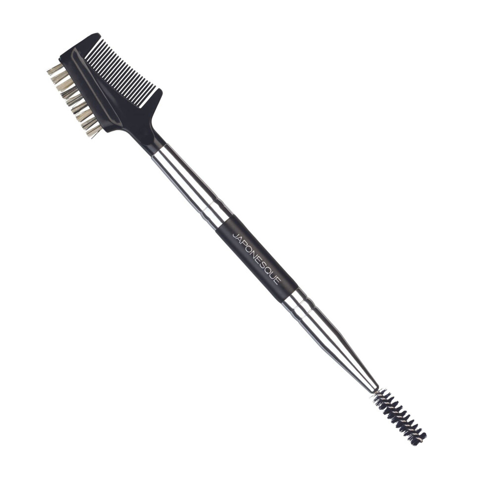 Giapponese Japonesque Brow & Lash Shaper With 3 Different Spoolie Brushes, For Separating Lashes, Eliminating Mascara Clumps, And Grooming And Shaping Brows