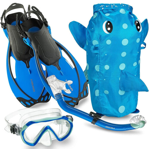 Head by Mares Ιταλική Συλλογή Premium Sea Pals Σετ Μάσκας και Σκουφί για Παιδιά