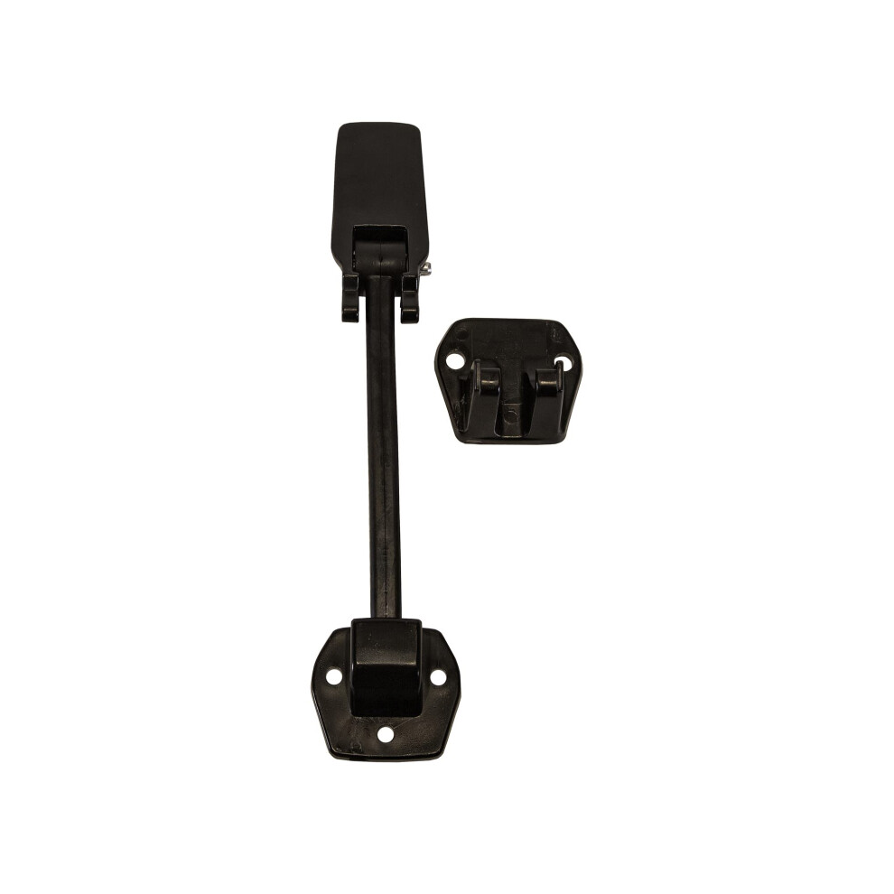 Buyers Products Wj211 12 Inch Rubber Polymer Hood Catch, Compares To Standard Navistar Hood Catch, Corrosion-Resistant, Latch For Truck Hoods, Black 724920040631