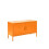Meuble TV en métal orange Buffet bas rétro Buffet rétro 100cm 1