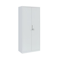 Metal Storage Cabinet - Closet Storage for Office, Bedroom, Living Room, Garage Lockable Storage Cabinet 4 Adjustable Shelves