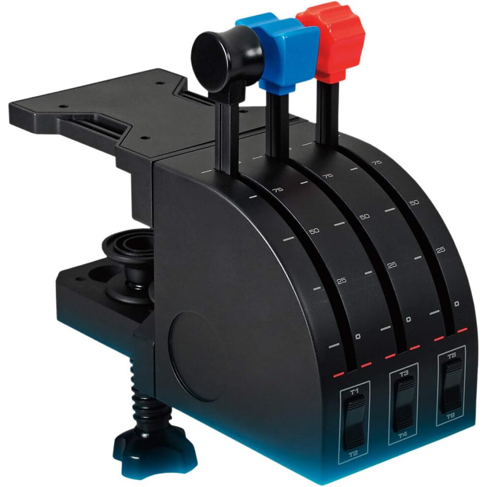 G Saitek Pro Flight Throttle Quadrant Yorke Flight Simulator For Pc Computer 58990537