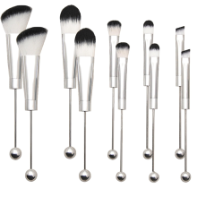 10 stuks kralen make-up kwasten diy cosmetische kralen kit voor doe-het-zelf oogschaduw kwast