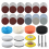 133 PCS 3 polegadas lixa disco broca polimento kit, 60-10000 grãos lixa polimento almofadas com gancho e discos de loop 1
