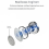 Digital Display Single Ear Hanging Bluetooth Headset Open 5.3 Wireless Earphone Black 6