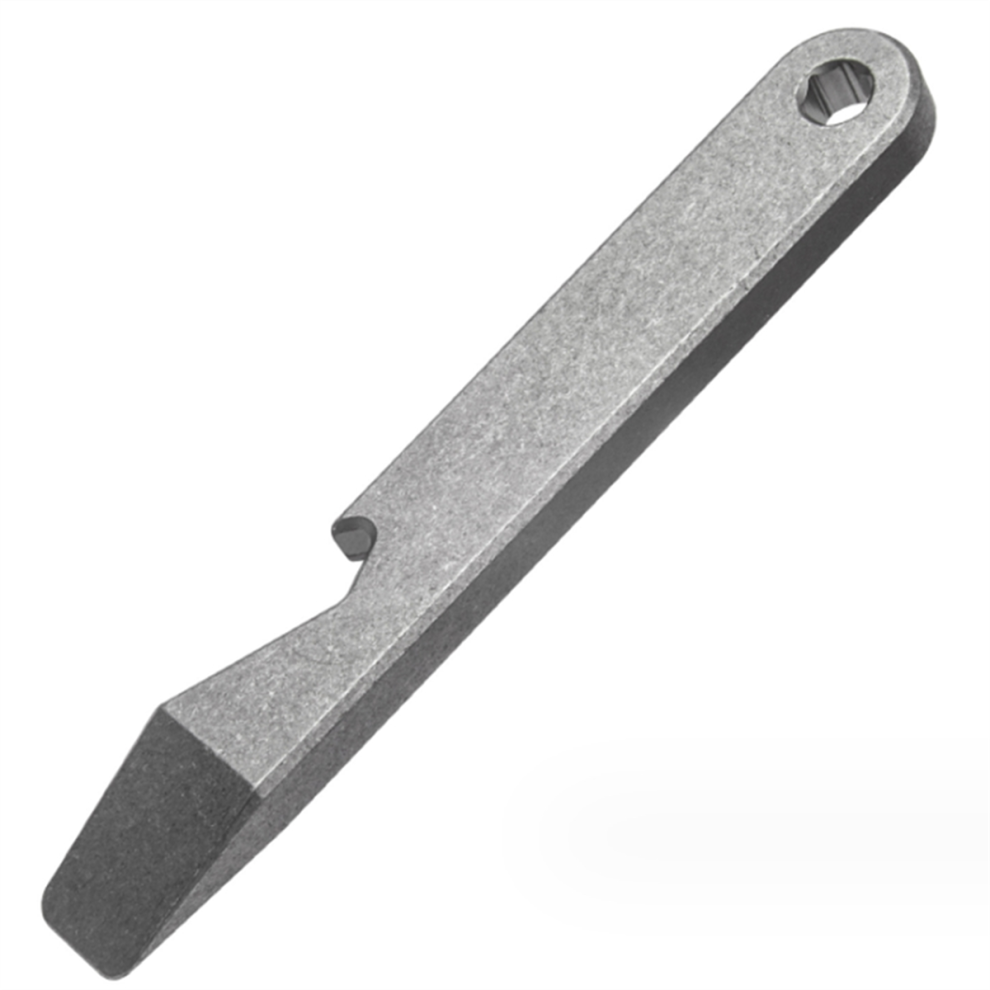 Kopinma Titanium Pry Bar, Outdoor Multi-Functional Bar Tools,Mini With Crowbar,Pocket Clip And Keychain Function