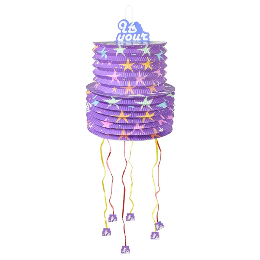 Jouet Pinata pour enfants Cadeau pour filles Joyeux anniversaire Décoration Fournitures remplies de confettis Surprise