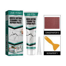 (100ml) Tile Repair Cream Tile Quick-drying Adhesive Furniture Toilet Crack Repair