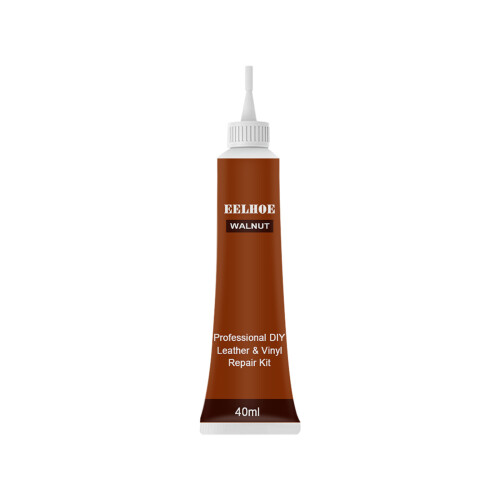 (Walnut color 40ml) Car Sofa Leather Color Paste Leather Refurbished Leather Color Paste