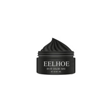 (Black) Temporary Hair Salon Wax Grandma Gray Colorful Hair Wax Natural Color