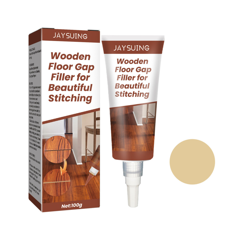 (Oak 100G) Wood Floor Seam Beauty Agent Solid Wood Wooden Furniture Floor Maintenance Waxing Filling Seam Beauty Agent 9312435399088