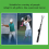 Golf Swing Practice Stick Telescopic Trainer Master Training Aid Pose Corrector 6