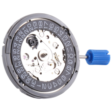 Movimento NH35 Orologio meccanico NH35A Alta precisione Data a ore 3 Ruota della data 24 rubini Automatico a carica automatica Nero