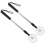 2Pcs Beach Scoop for Beachcombing Collect Seashell Rocks Sifting,Extra Long Telescoping Shovel 3