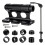 Versatile Front Fork Mount Block,Quick Release Thru Axle Road Bicycle Bracket Adapters for Truck/Trailer/Bikes Racks 2