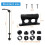 Versatile Front Fork Mount Block,Quick Release Thru Axle Road Bicycle Bracket Adapters for Truck/Trailer/Bikes Racks 7