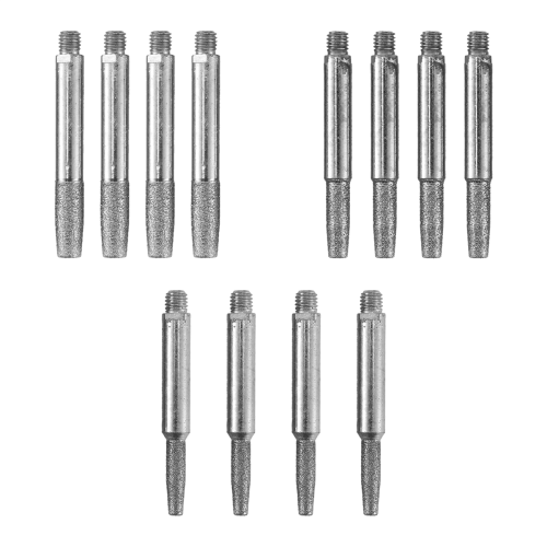 Chainsaw Sharpening Stone, Grinding 12PCS High Hardness Diamond Sharpener(4Mm, 4.8Mm, 5.5Mm) 2
