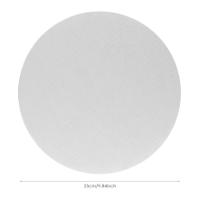 Witte taartborden rond 25 stuks - 10 inch kartonnen ronde cirkels wegwerpbare schaalplaat basislade