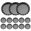 13 peças de moldes para tortas de ovos, mini formas de 3 polegadas com fundo removível, forma para cupcake, bolo, muffin, ferramenta de cozimento 1