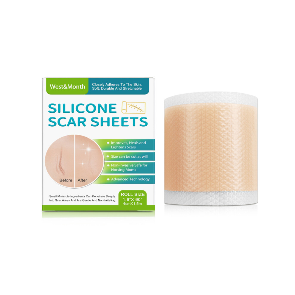 Bghone Orange (1Pcs) Self-Adhesive Silicone Scar Patch, Care For Peel Growth Patterns, Smooth Skin Care Beauty Patch