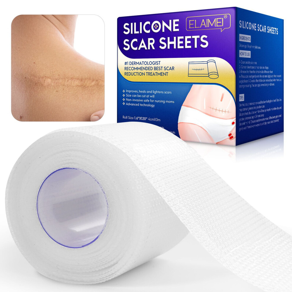 Bghone Light Scar Roll Invisible Patch Self-Adhesive Silicone Scar Patch