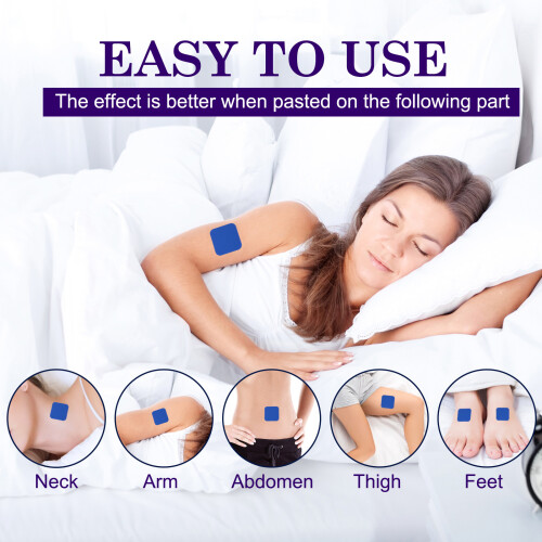 Sleep Patch Herbal Acupoint Patch Lavender Calming The Mind And Sleeping Patch Insomnia Health Patch 1