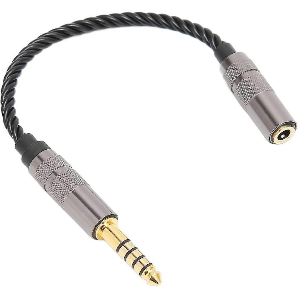 Headphone Adapter Cable Plated 4.4Mm Balanced Male To 3.5Mm Stereo Female Adapter Cord For Music Enthusiasts Gold 5014561860275