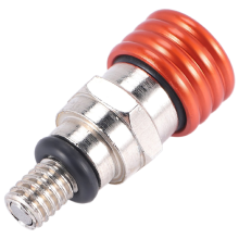 Motocross M4X7mm haarukan ilmausventtiilit 85 125 144 200 250 300 350 450 EXC XC XCW ruuviventtiili oranssi
