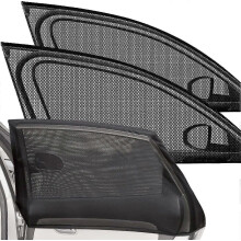 (car front window) Car Shades For Side Baby, 2 Pack Breathable Mesh Car Window Sun Shade Cover, Window Covers For Privacy Car Block Sun Rays, Keep Car Interior Cool Comf