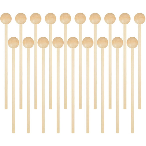 20 τμχ Ξύλινες σφύρες κρουστά ξυλόφωνο Glockenspiel Small Musical Drumsticks Chime, 8,2 ιντσών 1