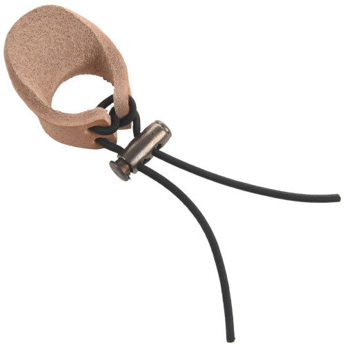 Thicken Cow Leather Thumb Finger Protector Guard Ring Tab Hunting Practice Archery Pull Bow Glove New 1