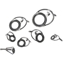 7 stuks/set vishengelgeleiders tip vis 5-18mm diameter paal reparatieset lijn ringen ogen set