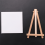 Δώρο 10 Set Artists Mini Canvas Painting Craft DIY Drawing Small Table Easel 8