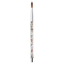 1 τεμ Rose Gold Kolinsky Sable Acrylic Nail Brush with Liquid Flow Glitter Art for Tool Color 10