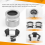 Motorcycle Adjustable Fork Seal Driver Tool 39Mm-50mm for Easy Installation 8