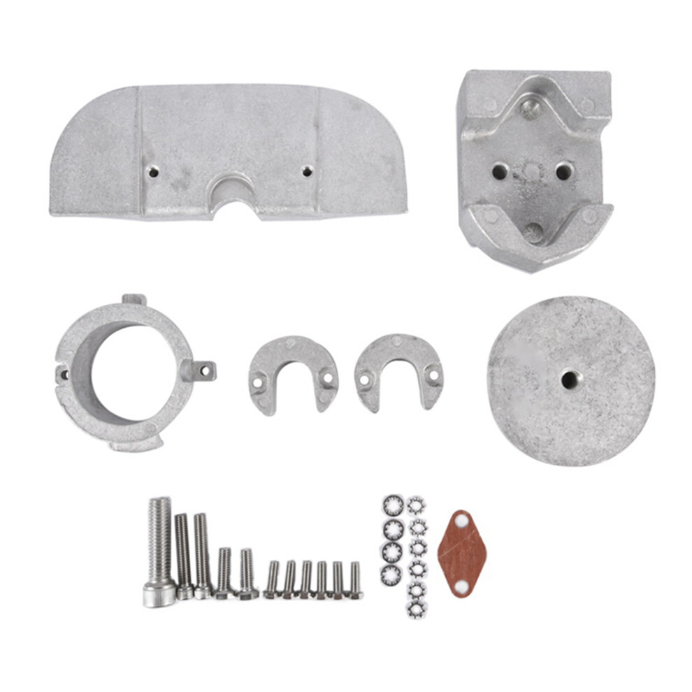 Outboard Engine Anode Aluminum Alloy Kit For Mercury Alpha One Gen 888756Q03 888756Q01 Protection Silver 4851337870127