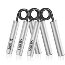 3 Piece Large Metal Grip Strength Machine Wholesale Hand Trainer Grip Ball Finger Exercise Rehabilitation Grip Meter Set Arm Device
