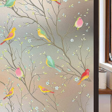 Glass Window Film,electrostatic Privacy Window Films,3d Window Film Privacy Protection Uv Protection Decorative Window Film for Home Bathroom Office 5