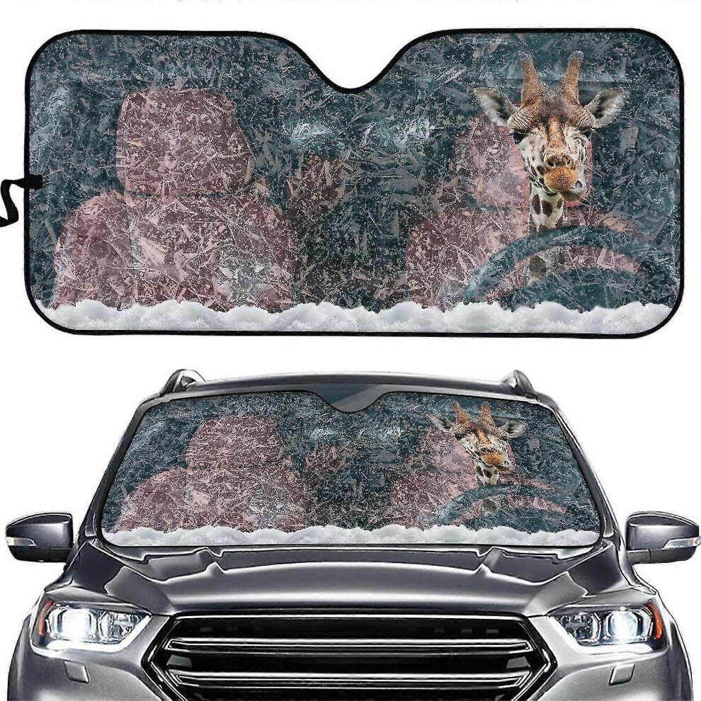 Driving Auto Windshield Sun Shade Family Car Sunshades Front Window Funny Shade Truck Pickup Suv Visor Blocks