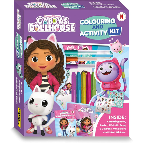 Dreamworks Gabbys Dollhouse Colouring & Activity Kit