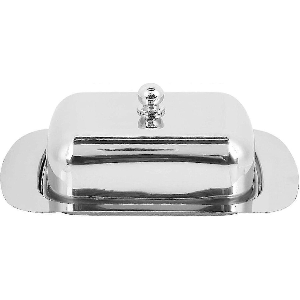 Stainless Steel Butter Dish, Butter Box for Refrigerator Kitchen Restaurant, 19 X 12.5 Cm
