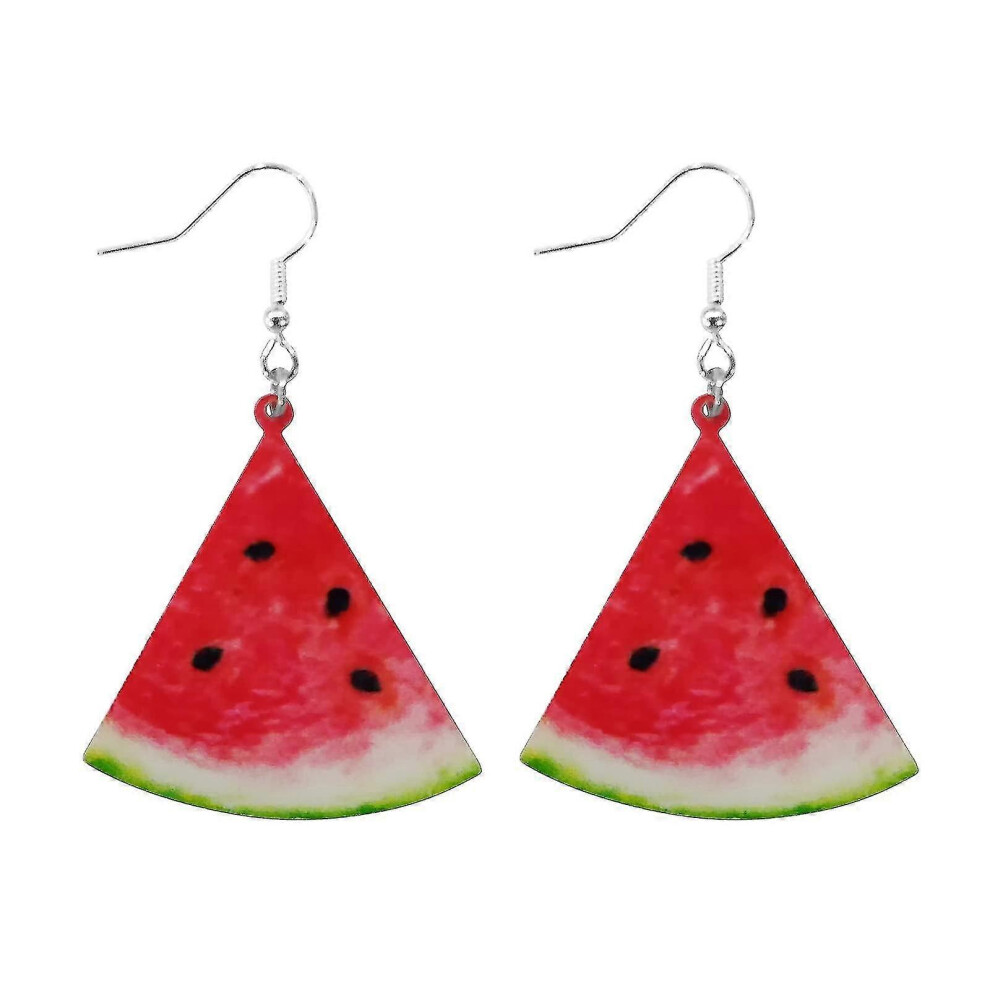 Watermelon Earrings for Women Cute Summer Dangle Earrings Novelty Weird Earrings