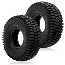 SPARES2GO Tyre 3.00-4 Pneumatic Mobility Scooter Block Tread 300x4 3.00x4 260x85 4" x 2