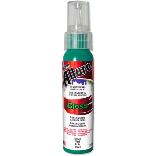 (Gloss Green) E6000 Allure Gloss Adhesive Dimensional Paint